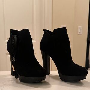 Aldo Black Ankle Booties